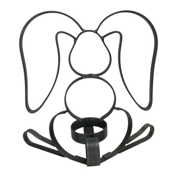 Wrought Iron Metal Bunny Votive Candle Holder Easter Table Centerpiece Decor - Picture 3 of 7